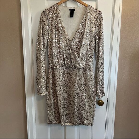 MODA International Shimmer Sequin Dress - Picture 3 of 14